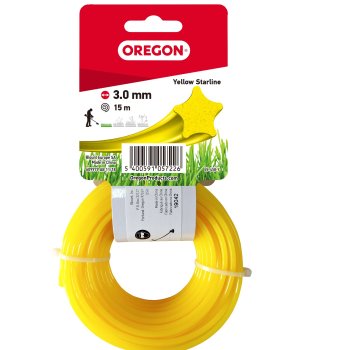 Oregon 69-458-Y Freischneidefaden Yellow Starline 3,0mm 15m