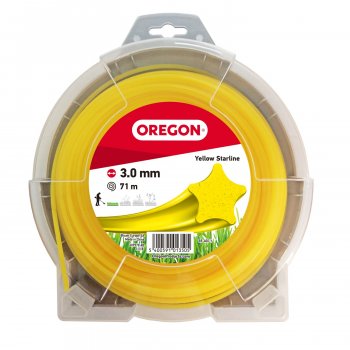 Oregon 69-460-Y Freischneidefaden Yellow Starline 3,0mm 71m