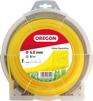 Oregon 69-478-Y QUADRATISCHER-FADEN GELB 4.0 mm x 32m