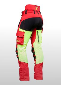 AX-MEN Ripstop EVO Schnittschutzhose rot