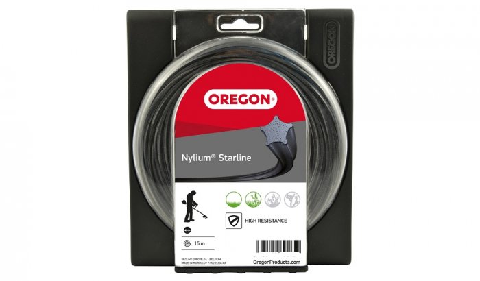 Oregon 581222 Freischneidefaden Nylium Starline 2,0mm 15m