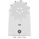 Oregon 248RNDD009 Führungsschiene "PowerMatch / PowerCut", 60cm
