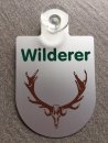 PKW-Schild Wilderer